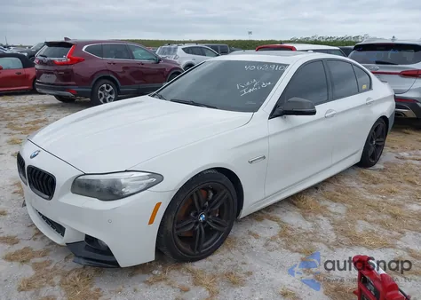 2014 BMW 550I z USA, uszkodzony, nr VIN WBAKN9C51ED681921